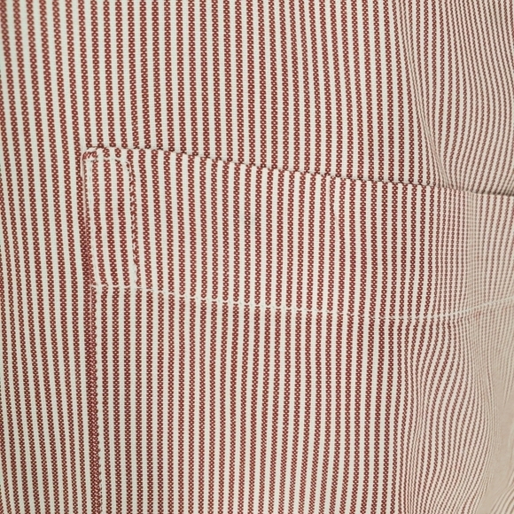 Brooks Brothers Makers Striped Button Down Dress Shirt Long Sleeve Size 17.5 - Picture 6 of 10